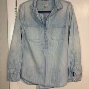 Merona Light Blue Button-Up Shirt